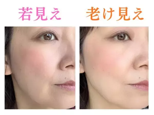 老け見えするチークの色とは？ちょっと色味が違うだけで、ふわっと自然な血色になった