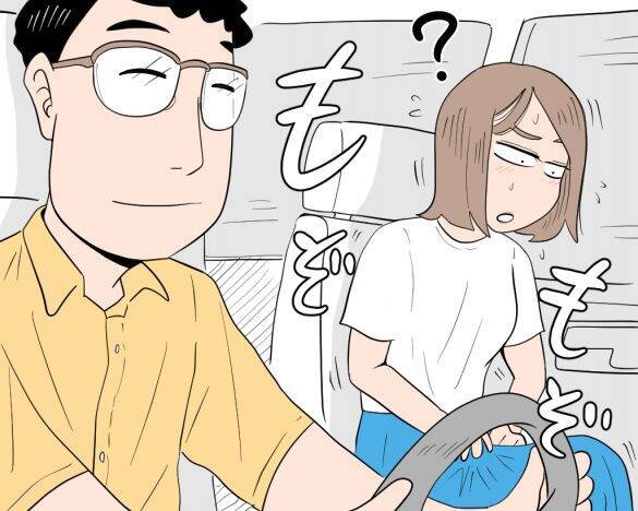 ドライブデート中に太ももに違和感…恐る恐るスカートをめくって大パニック／恋愛人気記事BEST