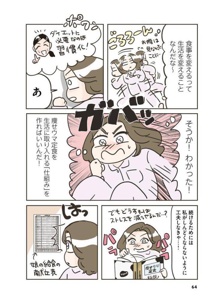 45歳の漫画家が、3か月で9キロ減に成功。料理嫌いでもできた、リバウンドしない食べ方＜漫画＞