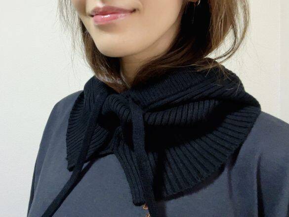 「首も耳もあったかいのにちゃんとオシャレ！」無印の防寒アイテムが“買い”だった。2WAYなのも嬉しい
