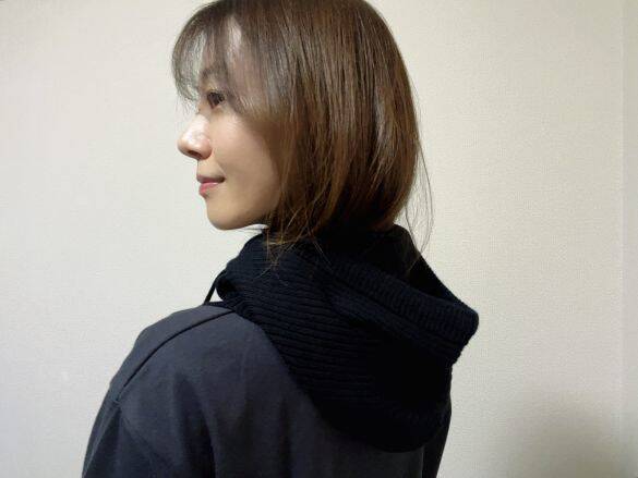 「首も耳もあったかいのにちゃんとオシャレ！」無印の防寒アイテムが“買い”だった。2WAYなのも嬉しい