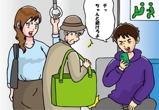 優先席で、高齢者に舌打ちする若者。誰も注意できずにいたら…近くにいた女性の「説教」が痛快すぎた