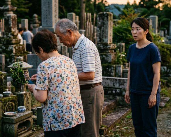 「ここでやるの？ お墓だよ…」義父母が墓参りで始めた“まさかの行動”。34歳女性が夫に本音を伝えると…