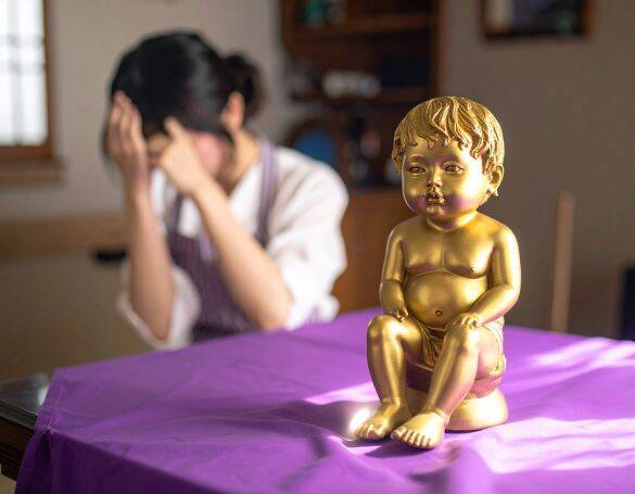夫のクローゼットから「謎の金色の像」が…。本人に金額を問うと、絶句するしかなかった