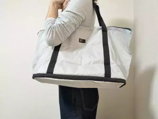 スーパーで「つい買いすぎた…」ときの救世主。ダイソー550円「トートバッグ」が頼もしすぎた