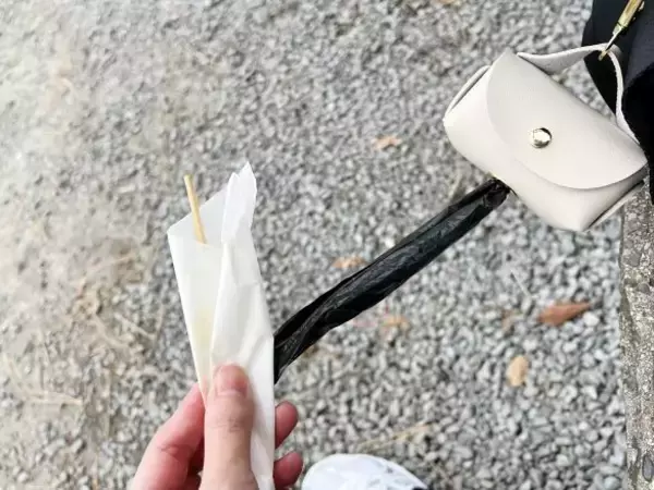 外出先で「湿ったゴミ・ベトベトゴミ」どうしてる？→スリコのポーチで即解決！バッグに付けられて超有能