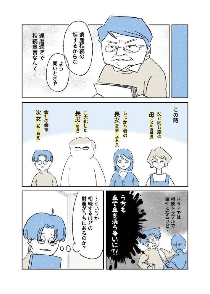「まだ元気なのに、なぜ相続の話？」父の死後にわかった本当の理由。漫画作者を取材＜漫画＞
