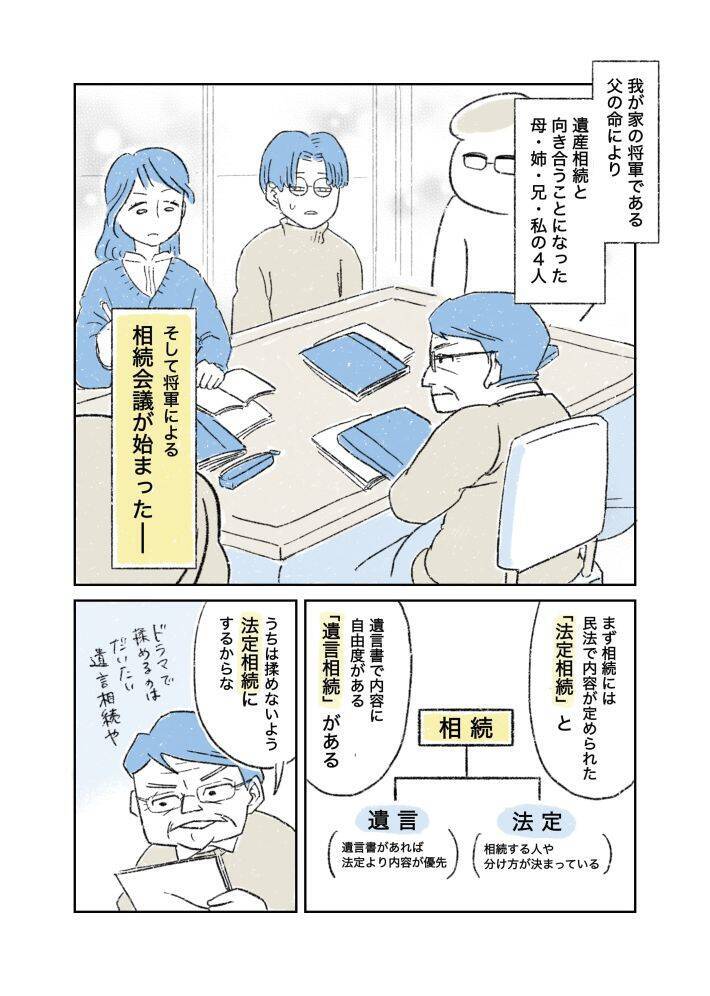 「まだ元気なのに、なぜ相続の話？」父の死後にわかった本当の理由。漫画作者を取材＜漫画＞