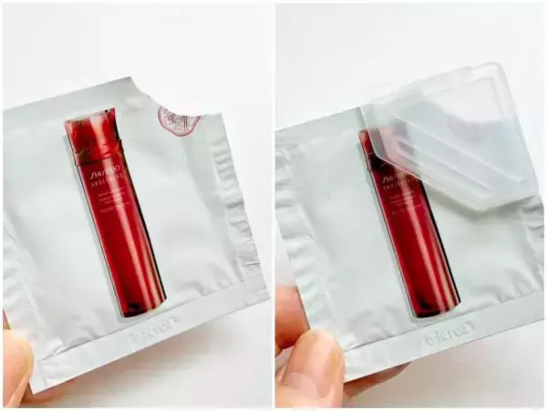 「旅行・帰省に便利。「化粧品サンプル、1回で使い切れない問題」セリアの“1個37円クリップ”で一発解決！ 洗面所でのモヤモヤにさよなら」の画像