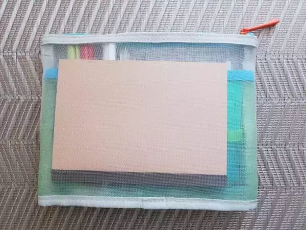 「何を入れてもかわいくなっちゃう！ ファミマカラーの「メッシュポーチ」が優秀すぎ。ストレンジャー・シングスとのコラボも」の画像