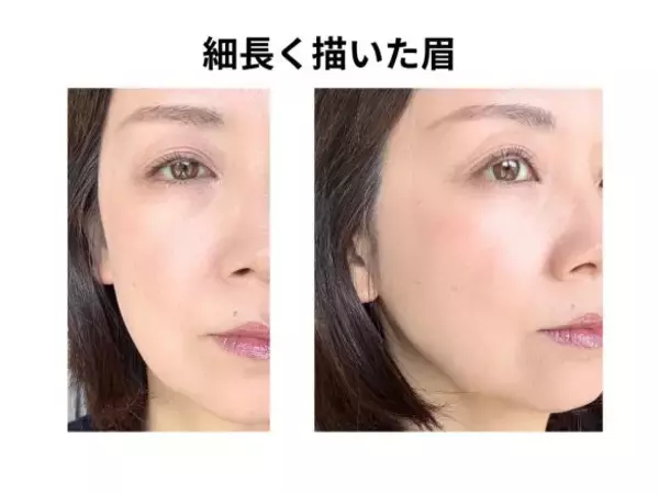 「40代の「眉の形」、やってはいけない／おすすめの形は？顔のたるみは眉で変わる」の画像