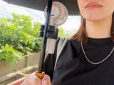 「手がふさがってハンディファンが使えない問題を解決！セリアの110円「折りたたみ傘用ホルダー」が想像以上に優秀だった」の画像14