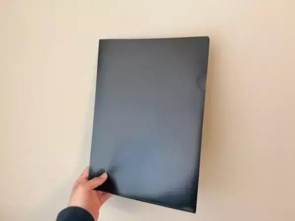 「「どこで売ってるの？」と聞かれる！ 無印良品“透けない黒のクリアファイル”が優秀すぎた。1枚38円でコスパ抜群｜無印良品週間に買いたいもの」の画像