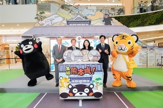 台南の三井アウトレットで熊本のPRイベント　熊本城テーマ　くまモン登場／台湾