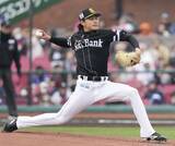 「ソフトバンク徐若熙、初登板で白星　台湾投手として11年ぶり　6回無失点」の画像1