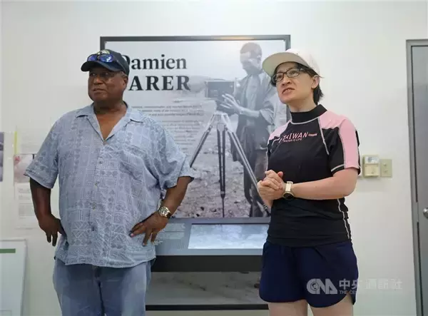 蕭美琴副総統がパラオ訪問　第2次大戦の激戦地・ペリリュー島で平和への思い語る／台湾