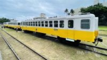 旧台東駅で保存の鉄道車両、修繕終える　県政府「文化保存の成果」／台湾