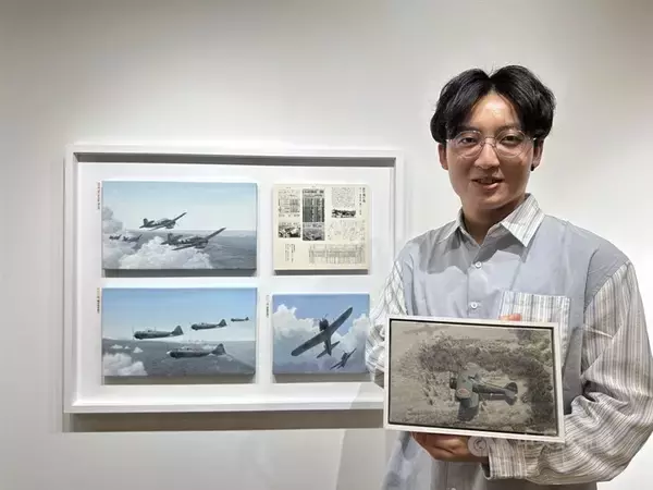 台湾沖航空戦をテーマに創作活動  若手画家・陳尚謙さん  台北で初の個展
