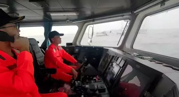 中国海警船が台湾・金門海域に　東西から2隻ずつ　海巡署「一方的に地域の平和破壊」