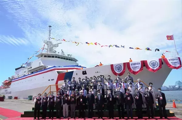 国産4千トン級巡視船「新竹」引き渡し  病院船として活用可能／台湾