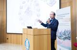 「ノーベル賞の北川さん、台湾の中央研究院で講演　「科学が平和貢献できる時代」」の画像1