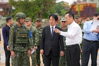 頼総統、実動対抗演習を視察　国防の実力強化の決意示す／台湾