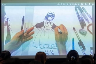 漫画家・森薫さんと入江亜季さんが訪台　台湾の漫画家と交流