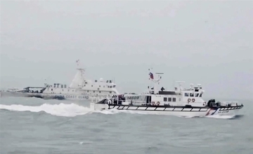 中国の公船5隻が金門水域に進入　海巡署「法執行を口実にしたグレーゾーン作戦」／台湾