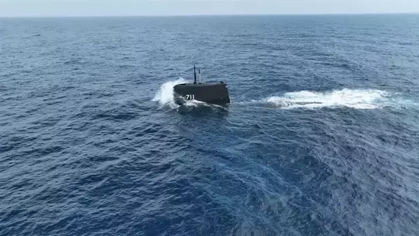 国産潜水艦「海鯤」　台湾国際造船、潜航試験の記録映像を公開