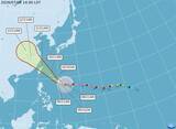 「台風9号　さらに台湾寄りになる可能性排除せず　10日夜から影響顕著に＝中央気象署」の画像1