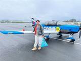 「小型機を操縦し世界一周に挑戦中　林睿哲さん「台湾人でもできると証明したい」」の画像1
