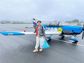 小型機を操縦し世界一周に挑戦中　林睿哲さん「台湾人でもできると証明したい」