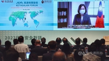 蔡総統、民主陣営の結束呼び掛け 台湾で国際フォーラム、日米要人参加