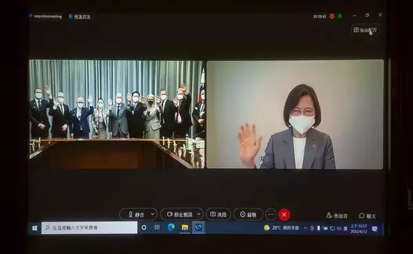 「蔡総統「スウェーデンは理念近いパートナー」＝台湾訪問の議員団と会談」の画像
