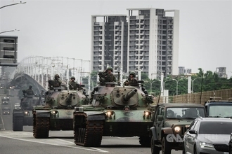 国軍の「連合防衛演習」始まる　海軍陸戦隊は台北近郊で増援／台湾