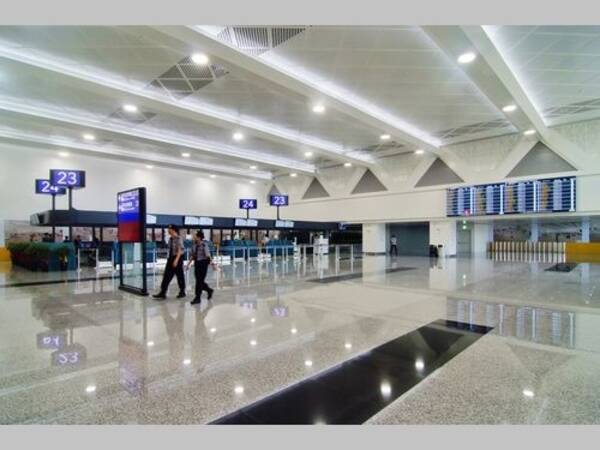 桃園空港第2ターミナル、拡張部分の出発ロビー供用が開始／台湾