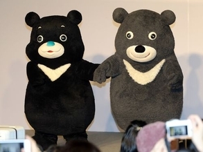 台北市のマスコット、新旧「熊讃」が引き継ぎ  涙するファンも／台湾