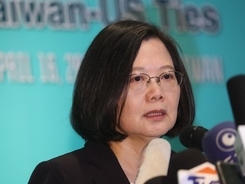 武力統一訴える人物の台湾訪問は「必要に応じ入境拒否」＝蔡総統