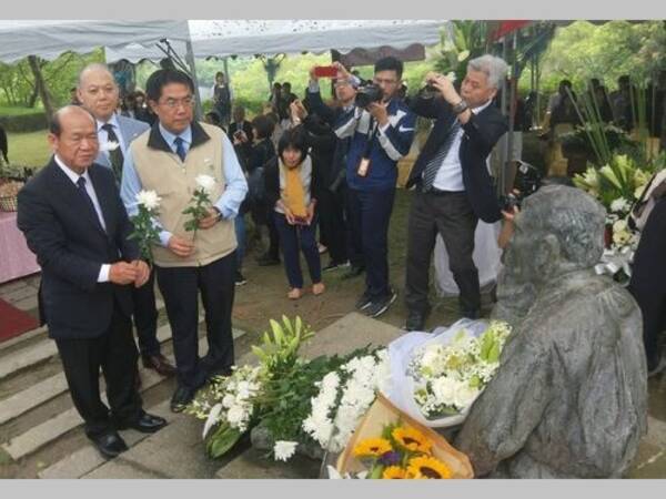 八田与一逝去から77年 建設指揮した台湾南部のダムで追悼式 19年5月9日 エキサイトニュース