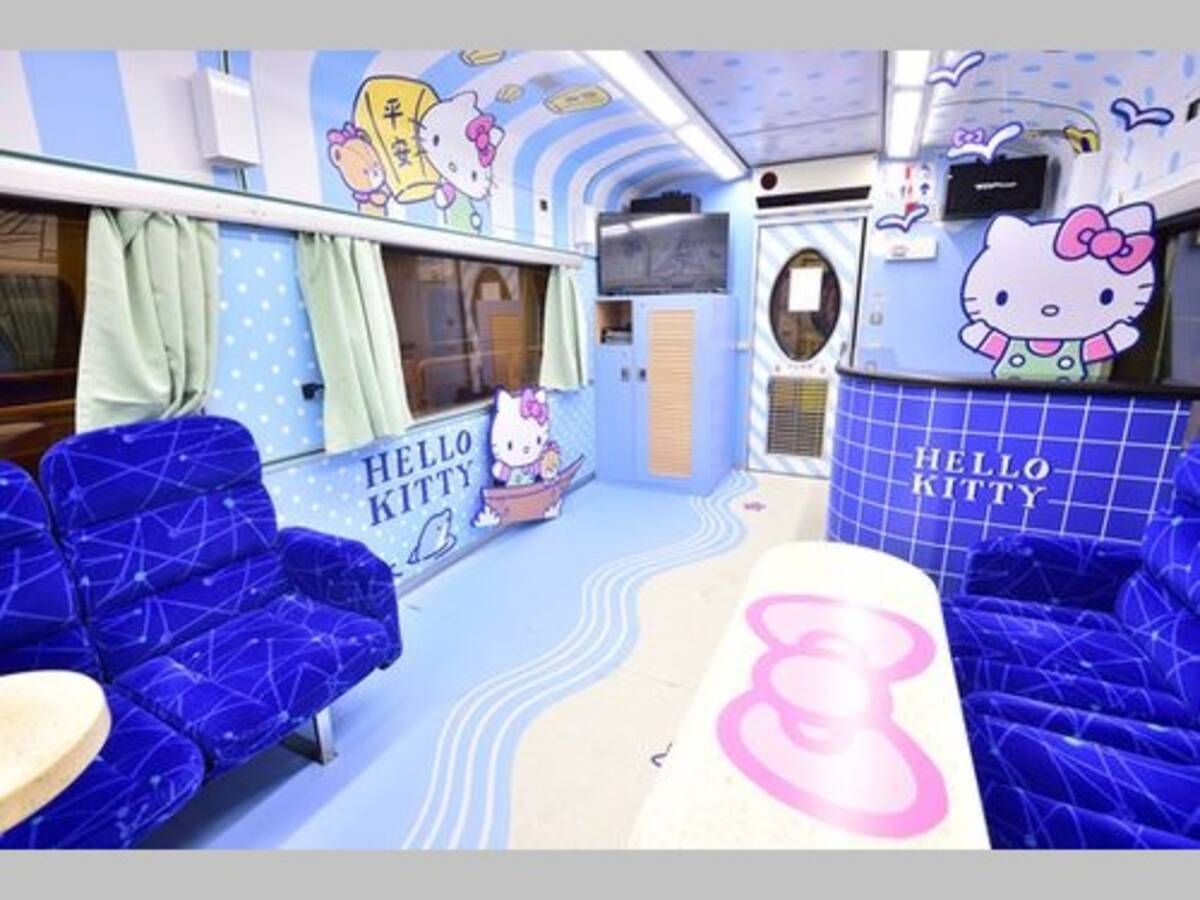 台湾鉄道の観光列車 ハローキティのラッピングに衣替え 運行開始 19年7月3日 エキサイトニュース