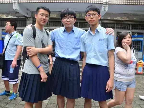 男子生徒の制服スカート着用を許可  男女平等推進＝台湾・新北の高校
