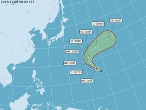台風23号、台湾への影響なし＝気象局