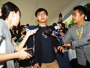 香港「雨傘運動」リーダー、台湾人に呼び掛け「手中の一票で民主守れ」