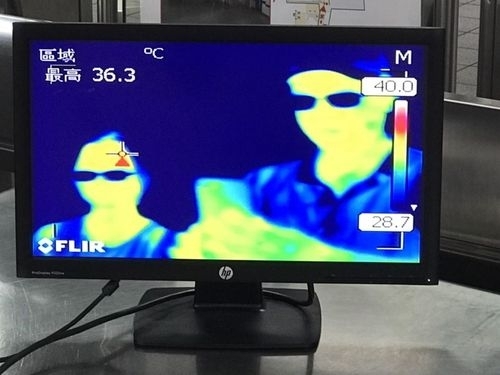 台湾の鉄道各社 サーモグラフィー導入