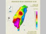 「台湾中部や南部を中心に大雨 本島のほぼ全域に特報」の画像1