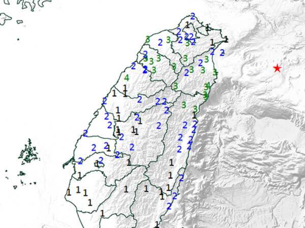 台湾東部海域でm6 1の地震 2021年2月7日 エキサイトニュース