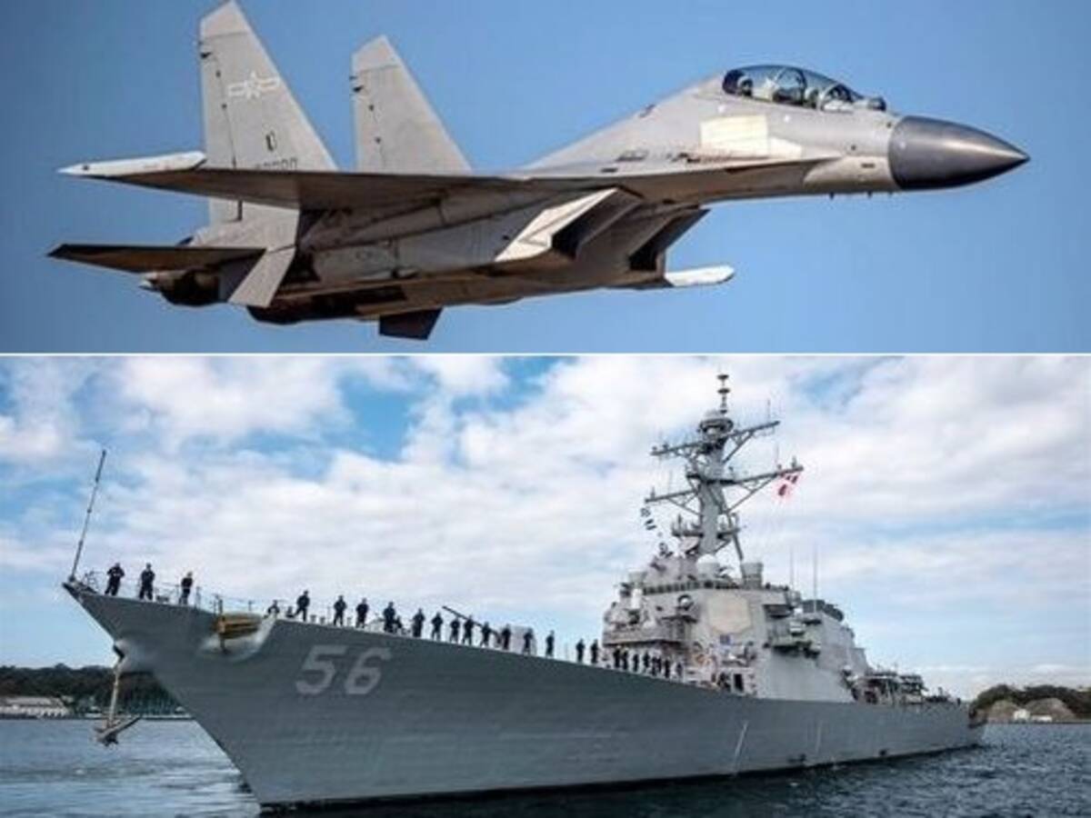 米駆逐艦と中国軍機が同日台湾周辺に 21年4月8日 エキサイトニュース
