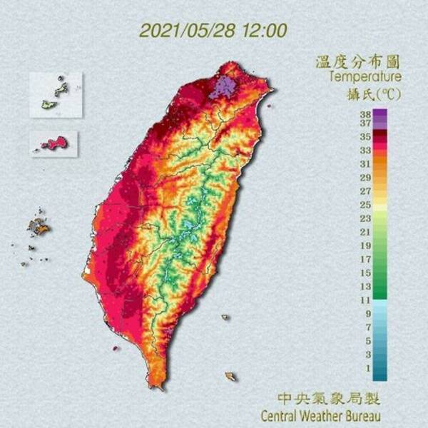 暑さ続く台湾 新北市板橋で38 3度 今年 5月の最高気温をダブル更新 2021年5月28日 エキサイトニュース