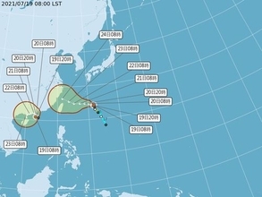 台湾周辺に2つ目の台風  進路の変化「観察続ける」＝気象局