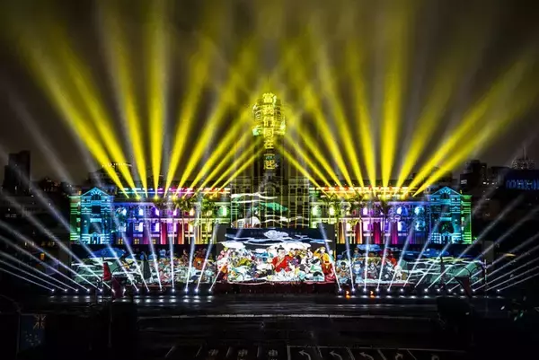 24年国慶日祝う総統府プロジェクションマッピング　独IFデザインアワード受賞／台湾